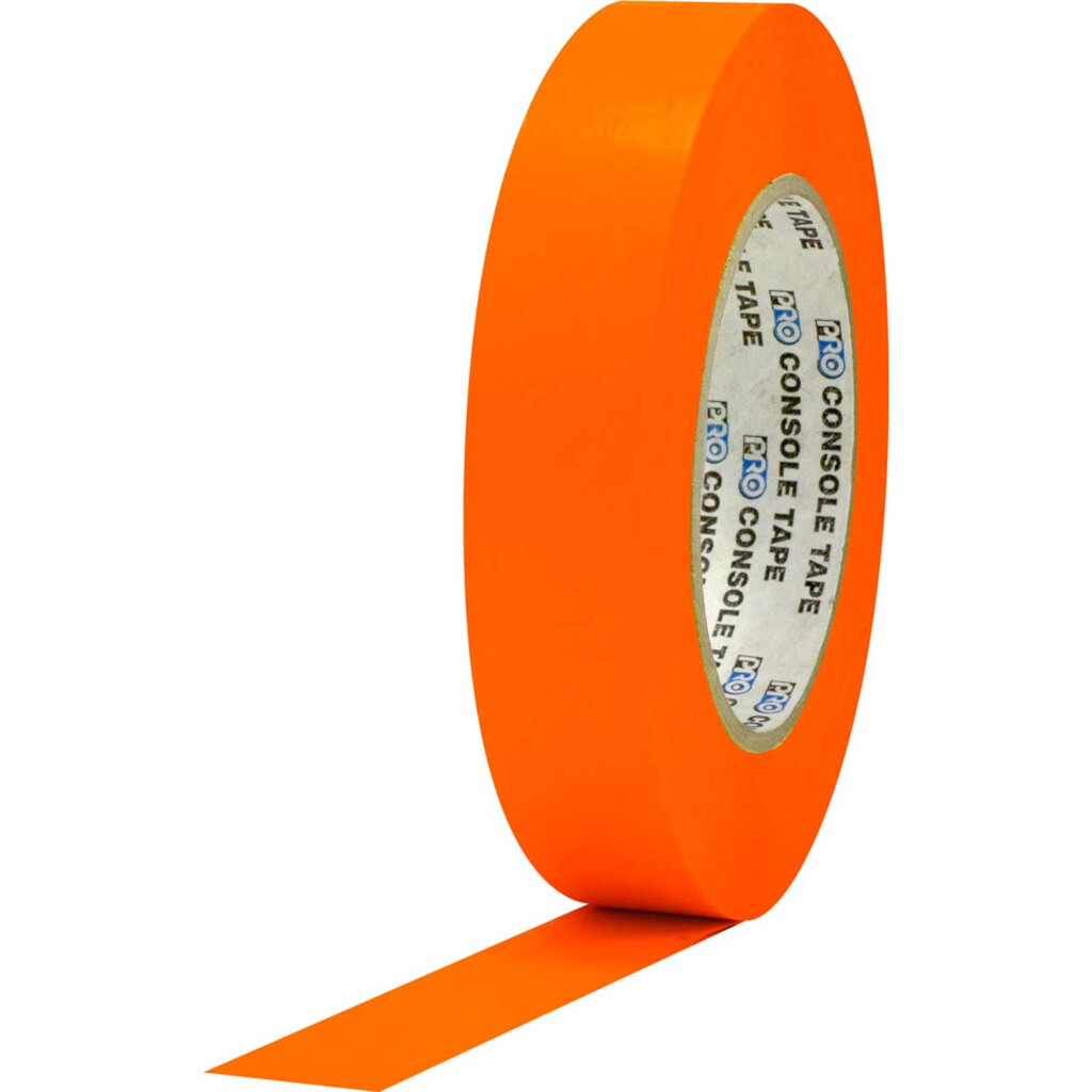 Paper Tape - 1" x 60yds Fluorescent Orange