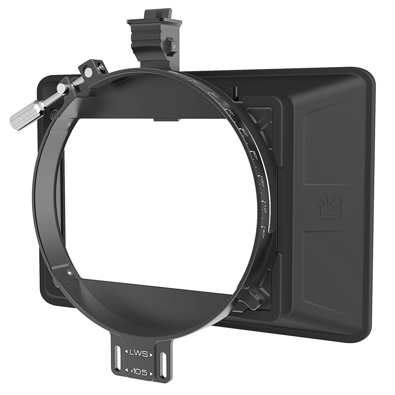 Misfit Atom Pola+ Matte Box w/ Carbon Fiber Top Flag - 143mm (Clamp-On)