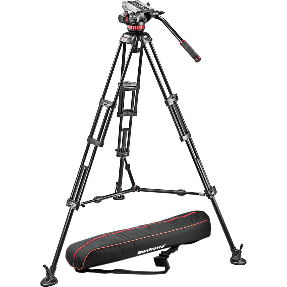 Manfrotto MVH502A 75mm Fluid Head w/ Light Duty Tripod