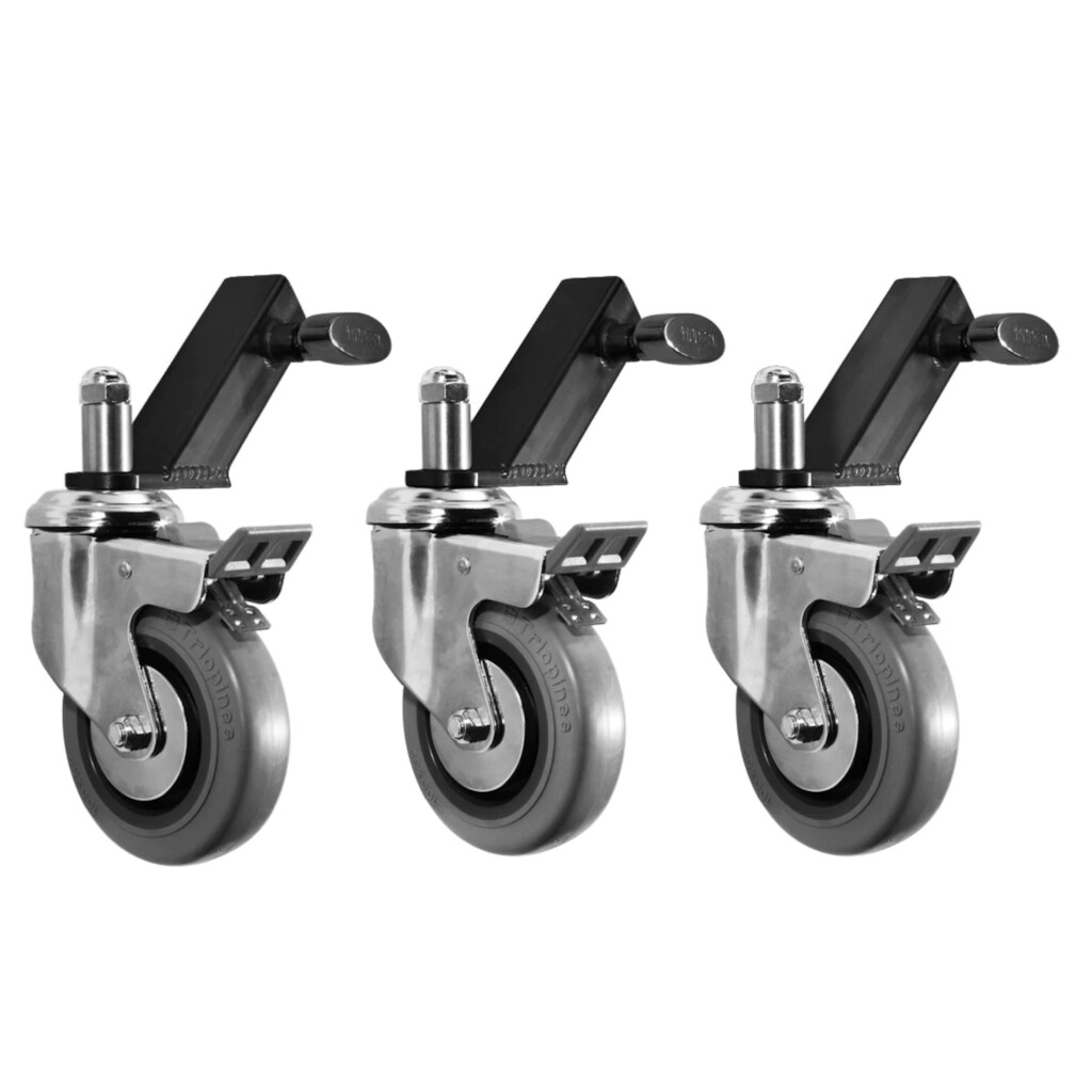Leg Adapter Wheels - 1 1/4" (Mombo stands, set of 3)