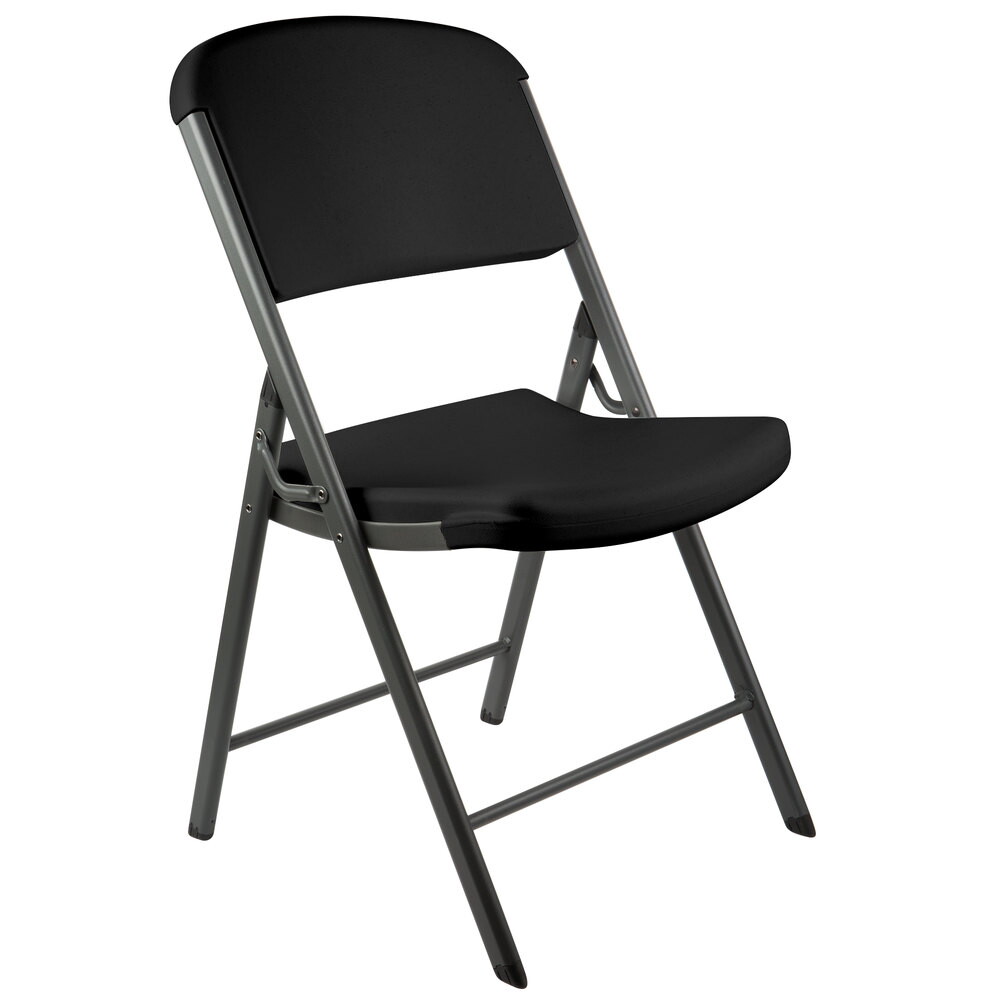 Chair, Folding - Black (Commercial Grade Plastic)
