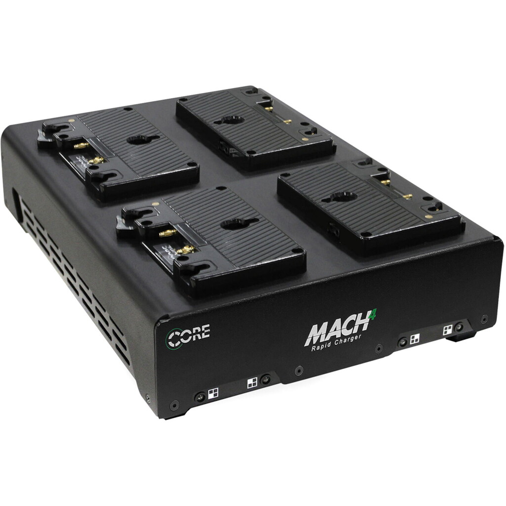 Core SWX Mach4 Quad Battery Charger (Gold Mount)