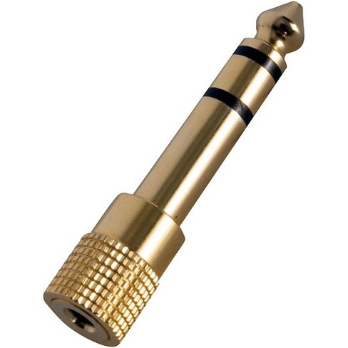 TRS Stereo 1/8" Female to TRS 1/4" Male Adapter