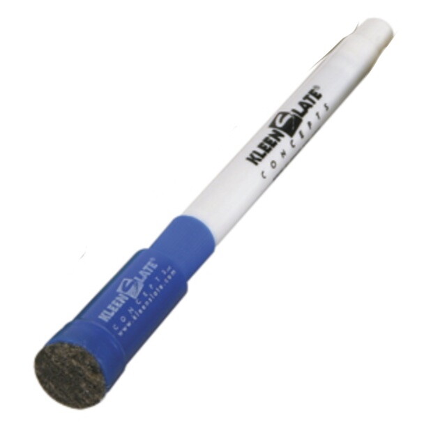 KleenSlate Fine-Tip Dry Marker and Eraser - Blue