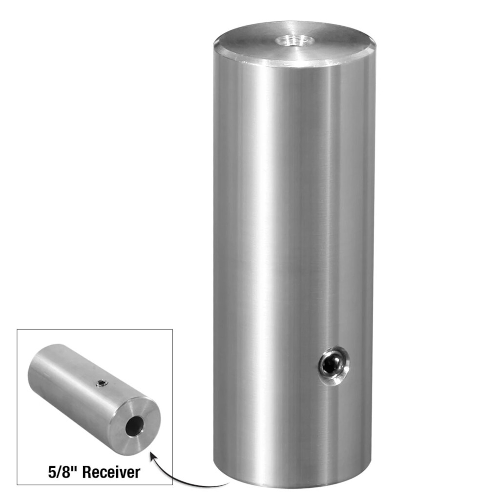 1 1/4" Pipe Fitting Starter - 5" w/ 5/8" Baby Receiver (Potato)