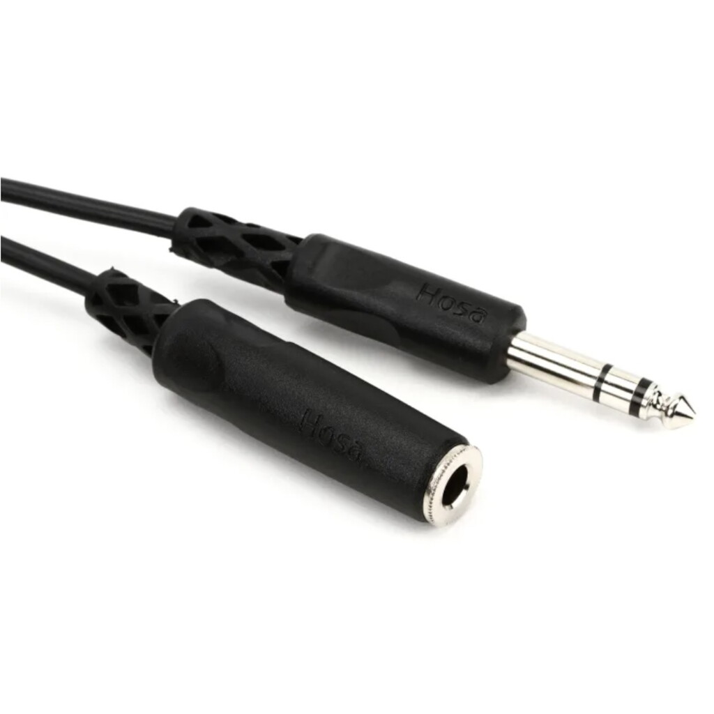 TRS Stereo 1/4" Male to Female Extension Cable - 25'