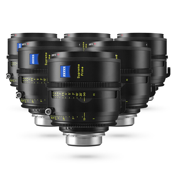 Zeiss Supreme Speed T1.5 Prime FF 6-Lens Kit 25, 29, 35, 50, 85, 100mm (PL)