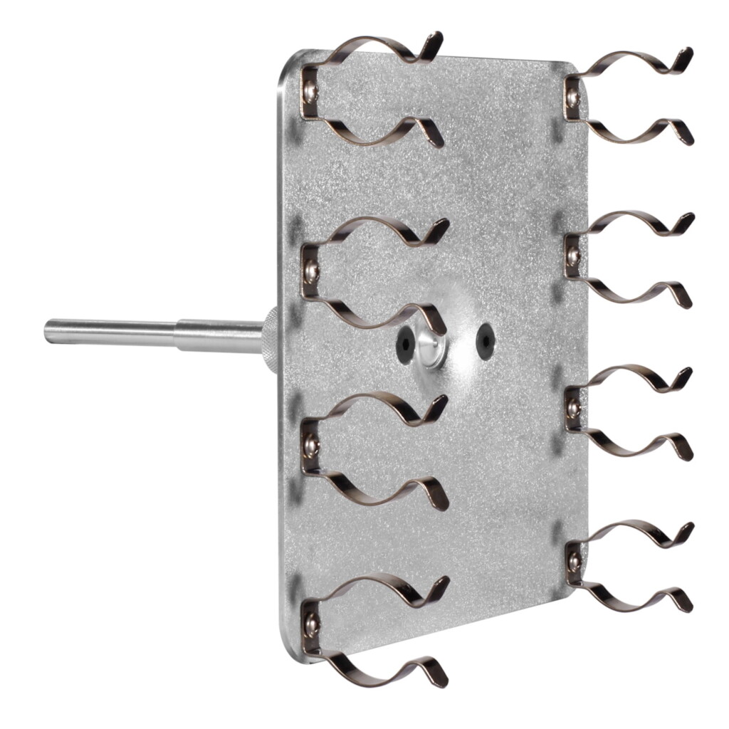 Lamp / Tube Holder - Quad with Adjustable Pin