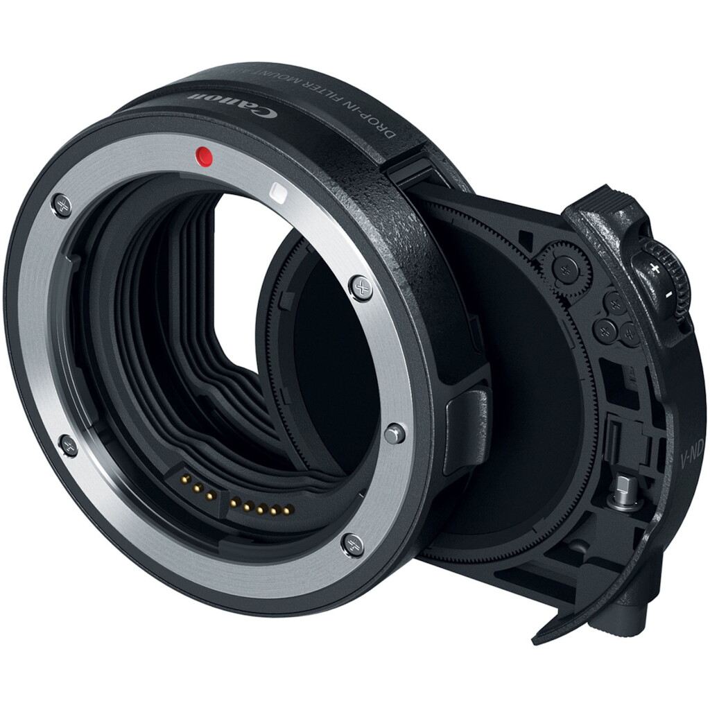 Canon RF (Body) to EF Lens Adapter w/ Variable ND Filter