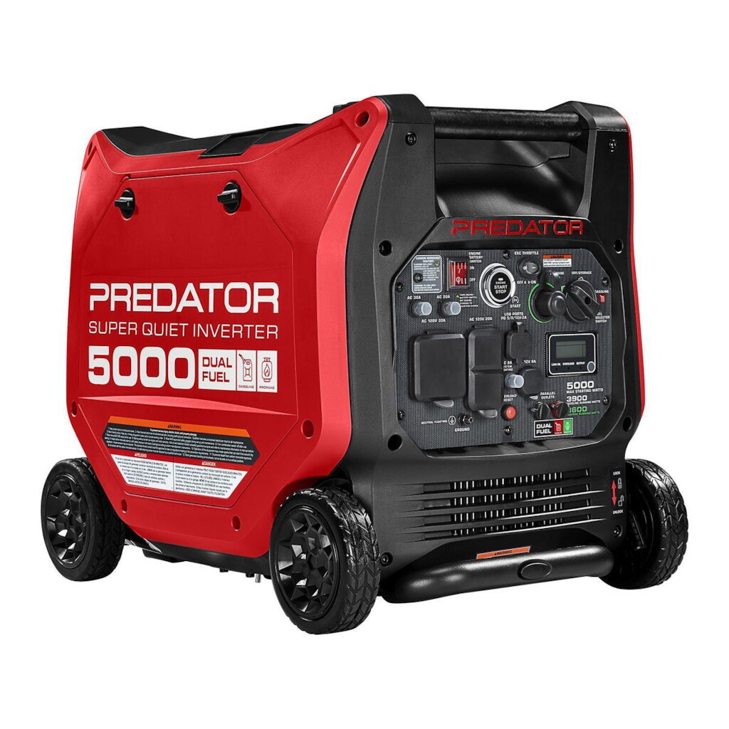Predator 5000 W Generator Dual Fuel