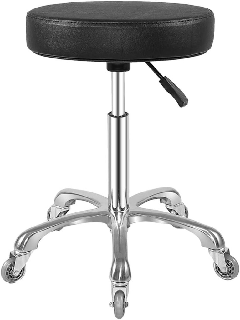 Stool, Rolling Adjustable - 22" to 29"