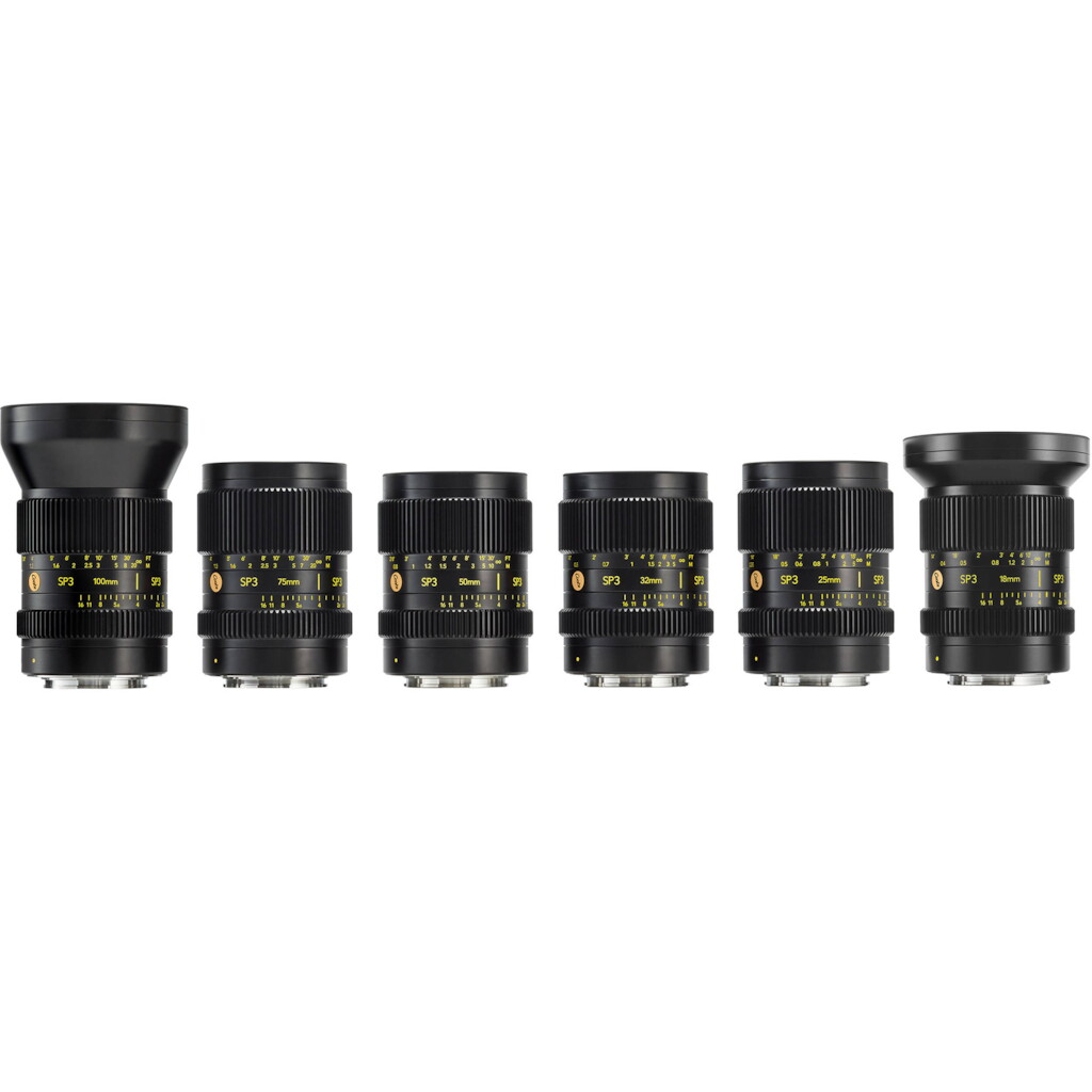 Cooke SP3 T2.4 Prime FF 6-Lens Kit 18, 25, 32, 50, 75, 100mm (RF/E)