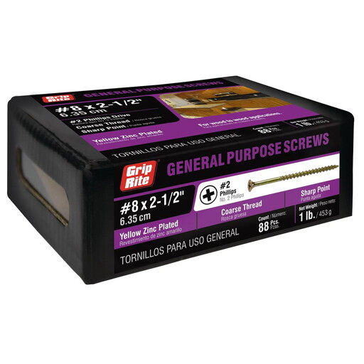 Screws - 2 1/2" 1lb Box