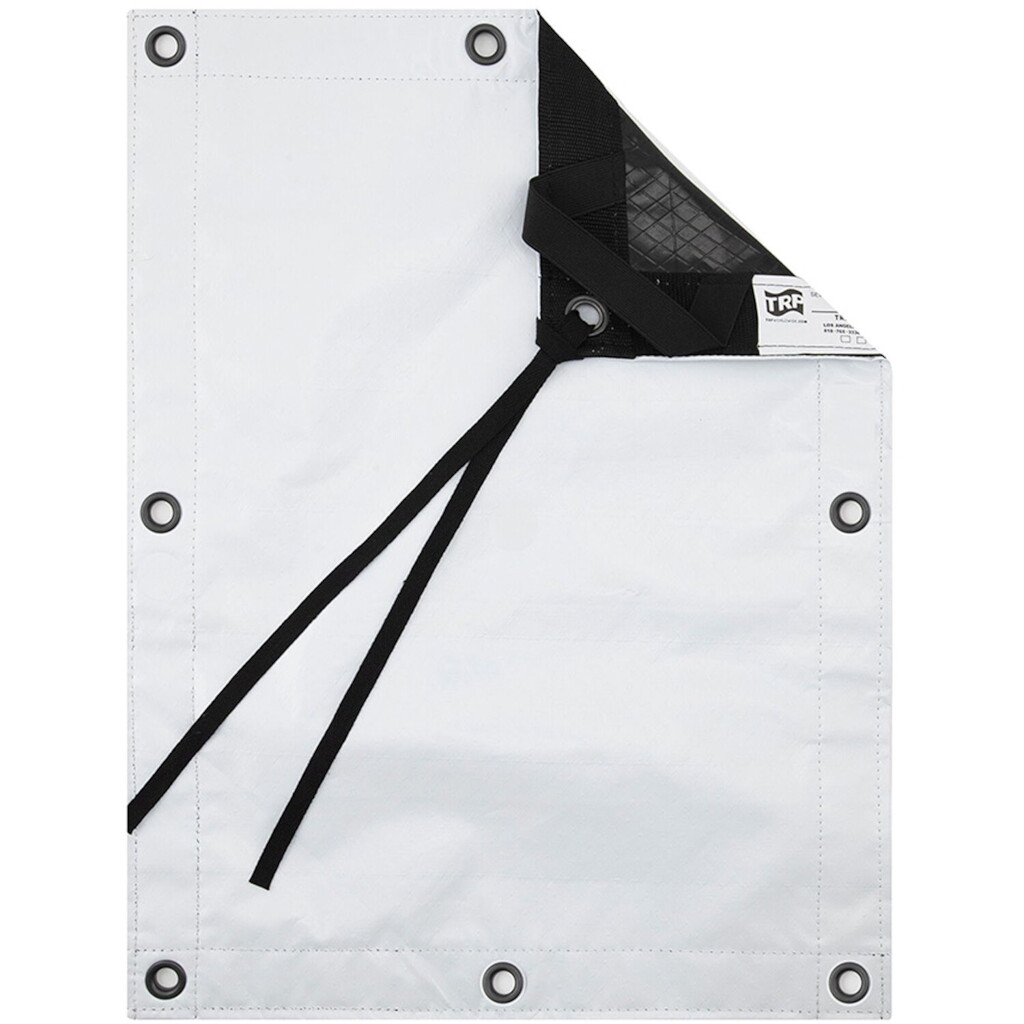 12' x 12' Rag - Black / White Grifflon