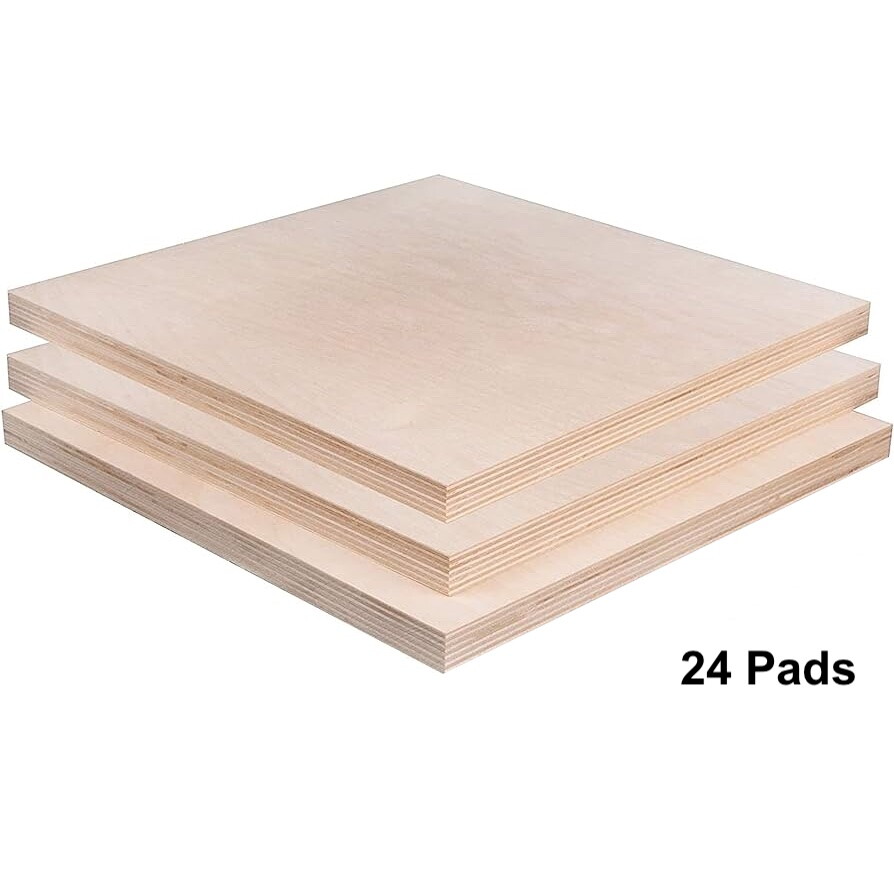 Crate of 1' x 1' x 3/4" Plywood Pads