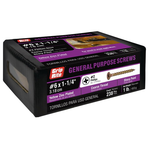 Screws - 1 1/4" 1lb Box