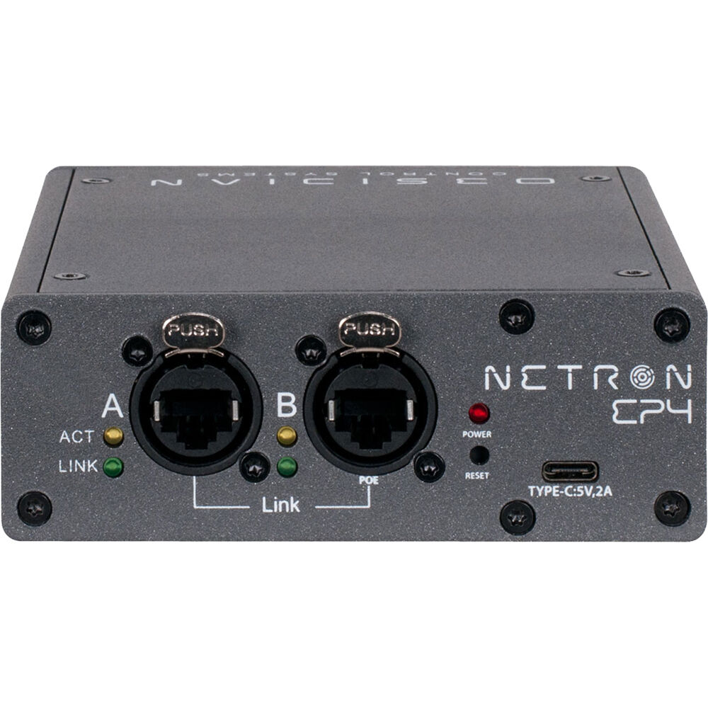 image of Obsidian Netron EP4 Ethernet to DMX 4-Port Gateway