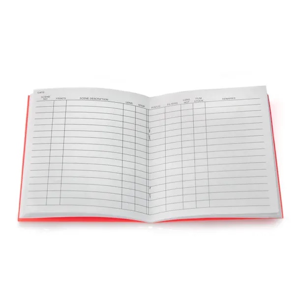 image of Camera Log Book - Red
