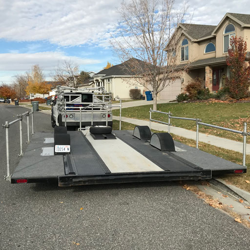image of Custom Insert Car and Process Trailer