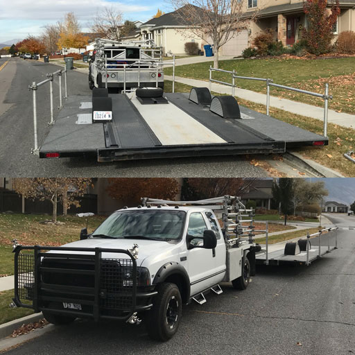 image of Custom Insert Car and Process Trailer