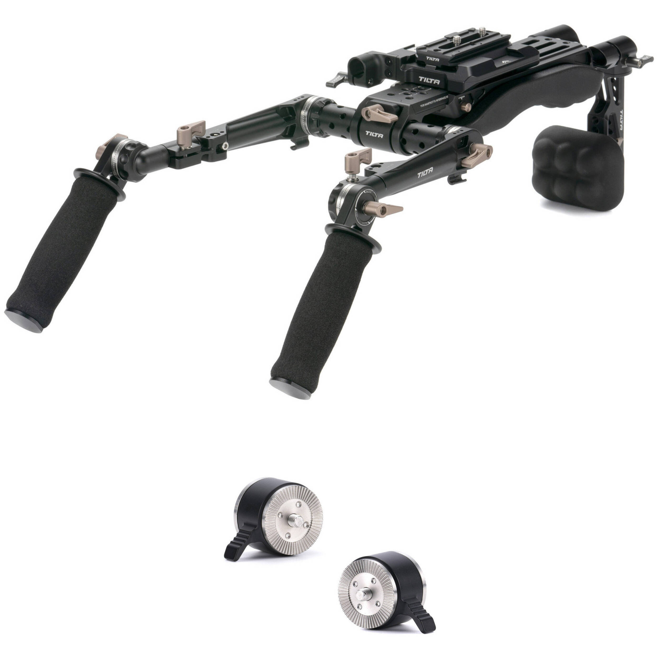 image of Tilta Lightweight Shoulder Rig w/ Quick-Adjust Rosettes Kit