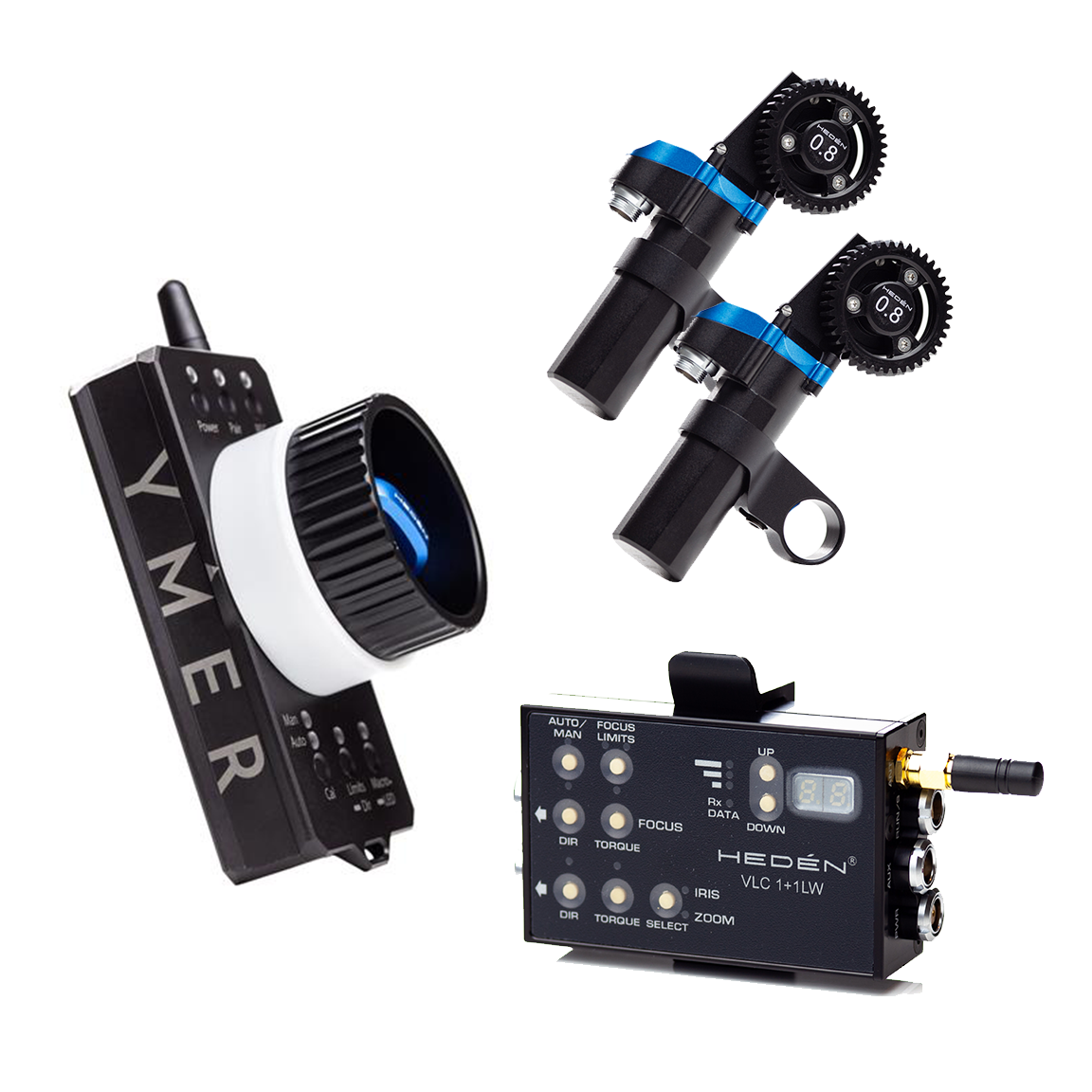 Heden YMER-3 Follow Focus System - 3 Axis - Enigma 3 Studio