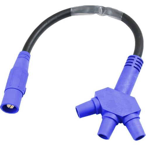 image of Soft Camlock Three-fer Triamese 4/0 Splitter 24" 400A