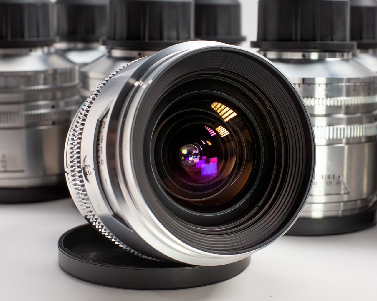 image of Tribe7 BlackWing7 Binary Prime FF 9-Lens Kit 20.7, 23.7, 27, 37, 47, 57, 77, 107, 137mm (T Tuned) (PL)