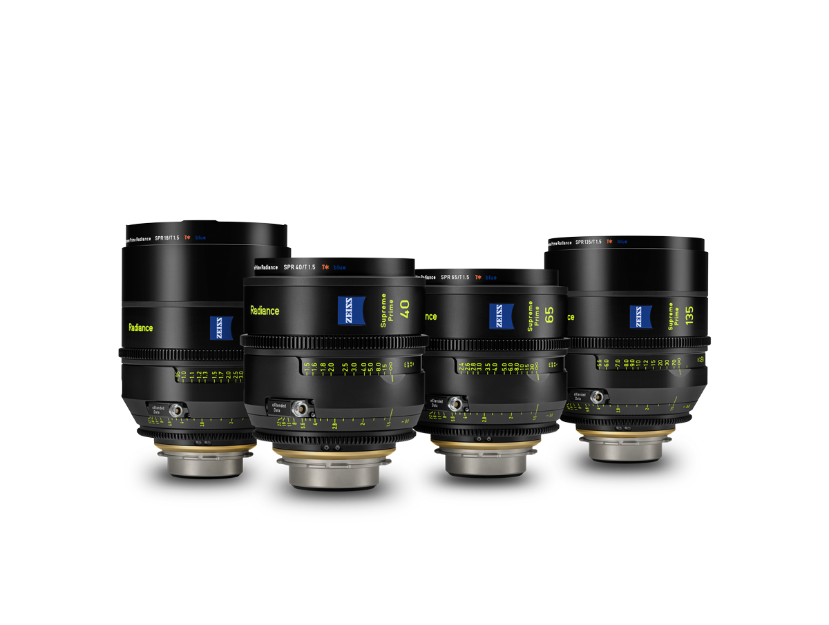 image of Zeiss Supreme Speed T1.5 Prime FF 4-Lens Kit 25, 35, 50, 85mm (PL)